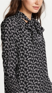 Rebecca Taylor Long Sleeve Rue Flower Dress