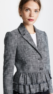 Rebecca Taylor Slub Suiting Jacket