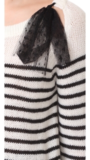 RED Valentino Tie Neck Sweater