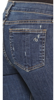 Rag & Bone/JEAN The Frayed Skinny Jeans