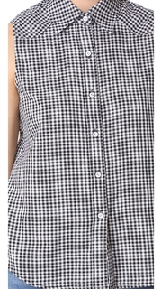 Rag &amp; Bone/JEAN Gingham Mojave Top