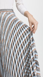 Rossella Jardini Striped Midi Skirt