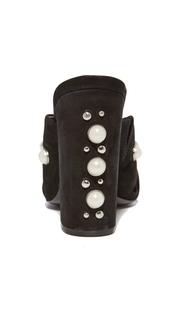 Schutz Fera Imitation Pearl Heeled Mules