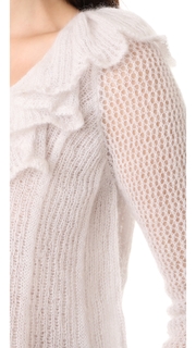 See by Chloe Ruffle Neck Pullover