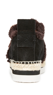 See by Chloe Glyn Shearling Sneakers