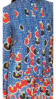 Stella Jean Long Sleeve Dress