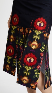 Stella Jean Floral Trompe lOeil Skirt