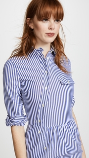 Stella Jean Long Sleeve Shirt Dress