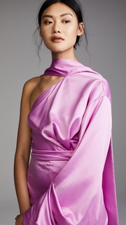 Solace London Sorina Side Twist Dress