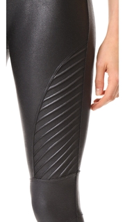 SPANX Faux Leather Moto Leggings