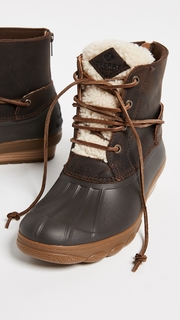 Sperry Saltwater Wedge Tide Fur Booties