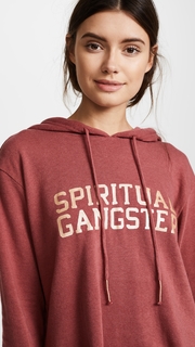 Spiritual Gangster SG Varsity Crop Hoodie