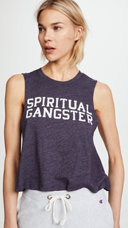 Spiritual Gangster Varsity Crop Tank