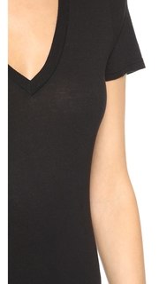 Splendid Very Light Jersey V Neck Tee