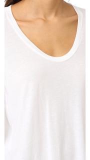 Splendid Very Light Jersey Scoop Neck Tee