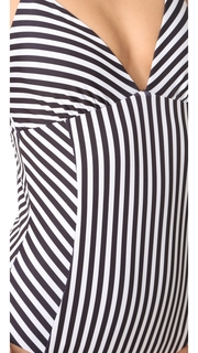 Splendid Itsy Ditsy Stripe Swimsuit