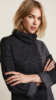 Splendid Morrow Cowl Loose Knit Sweater