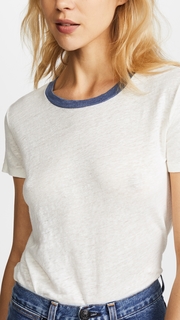 Stateside Linen Ringer Tee