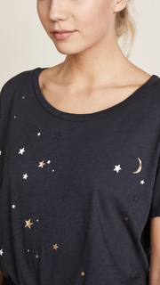 SUNDRY Stars &amp; Moon Loose Tee