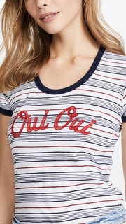 SUNDRY Oui Oui Girl Tee