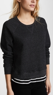 SUNDRY Layered Sweatshirt