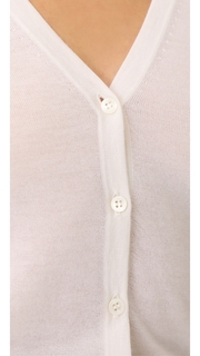 TSE Cashmere Long Sleeve V Neck Cardigan