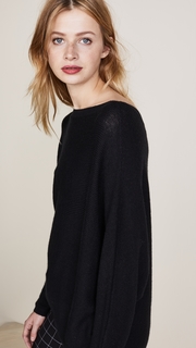 TSE Cashmere Asymmetrical Drape Sweater