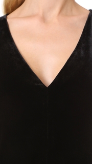Theory Luxe Velvet Slip Dress