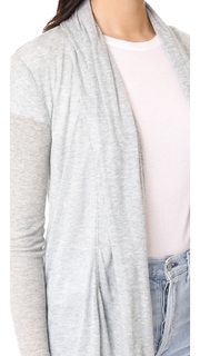 Three Dots Long Sleeve Open Cardigan