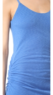 Three Dots Shirred Maxi Dress