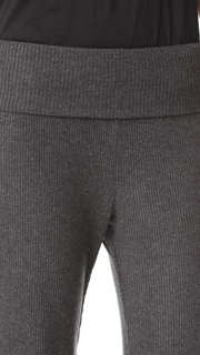 Three Dots Wide Leg Rib Pants