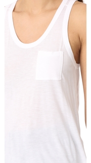 T by Alexander Wang Classic Cropped Tank with Pocket