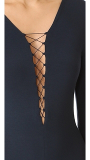 T by Alexander Wang Lace Up Dress