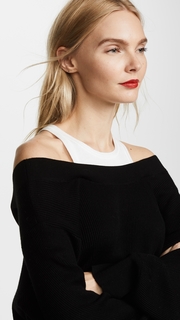 T by Alexander Wang Knit Dress with Inner Tank