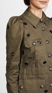 Veronica Beard Lewis Safari Grommet Jacket