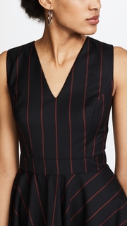 Versus Woven Pinstripe Dress