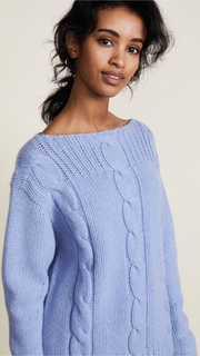 Vilshenko Molly Cable Hand Knit Sweater