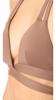 Vitamin A Adriana Wrap Halter Bikini Top