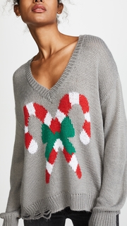 Wildfox Candy Cane Clement Sweater