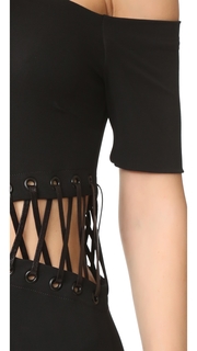 Yigal Azrouel Cold Shoulder Dress