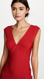 Yigal Azrouel V Neck Dress