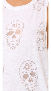 Terez Sugar Skull Racer Tank