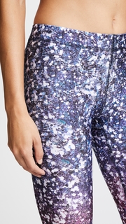 Terez Glitterally Ombre Purple Performance Leggings