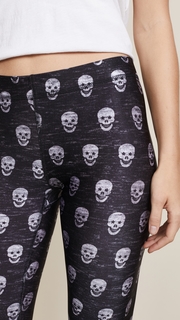 Terez Mini Heathered Skull Leggings