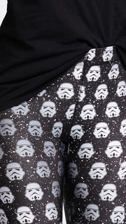 Terez Storm Trooper Black Glitter Performance Leggings