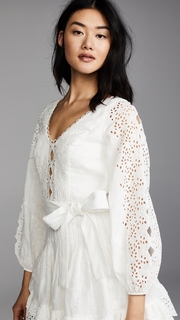 Zimmermann Helm Eyelet Vine Dress