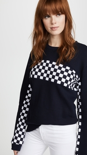 Zoe Karssen Checked Sweatshirt