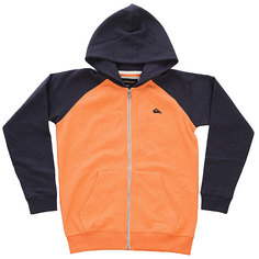 Толстовка классическая детская Quiksilver Everydayzipyth Cadmium Orange Heath