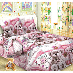 Постельное белье Тэдди (нав.50*70), Letto, розовый