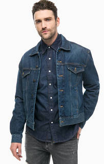 Куртка из денима с карманами Calvin Klein Jeans